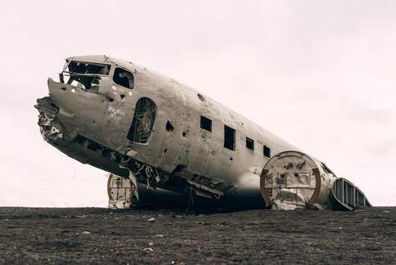 abandoned accident aeroplane aircraft airplane army