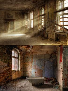 abandoned and dilapidated indoor highdefinition pictures a