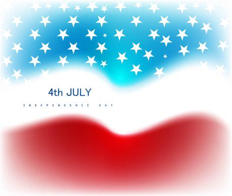 abstract 4th july american independence day vector