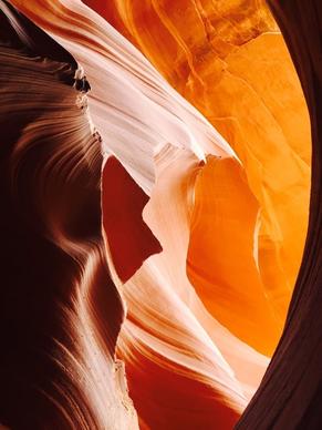 abstract antelope canyon cave color desert erosion