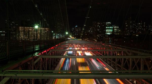 abstract architecture blur bridge building car city