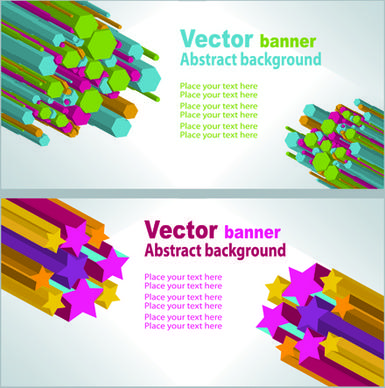 abstract background banner vector graphics
