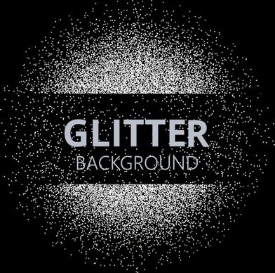 abstract background black white glittering design circle layout