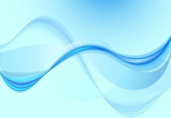 abstract background blue curves decoration