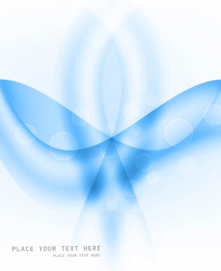 abstract background blue wave vector