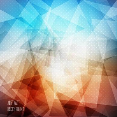 abstract background bright colorful polygonal ornament