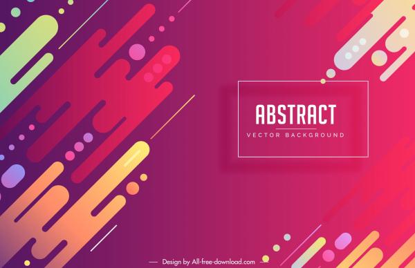 abstract background colorful flat decor