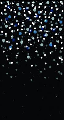 abstract background glittering falling circle objects