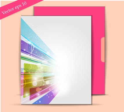 abstract background leaflet