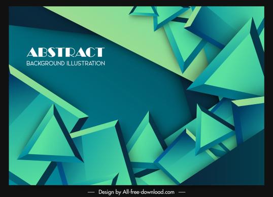 abstract background modern 3d geometric floating decor
