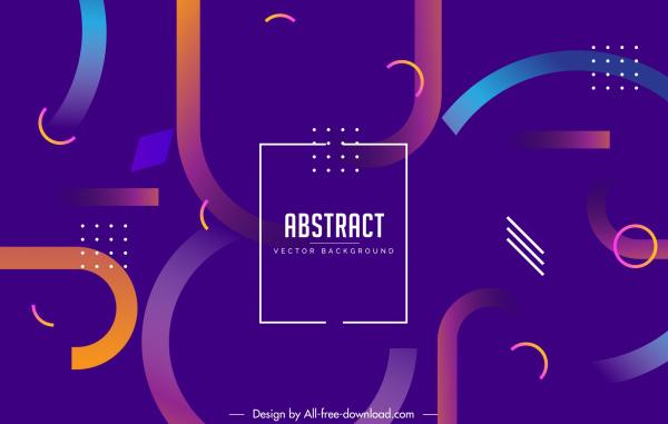 abstract background modern colorful dynamic lines decor