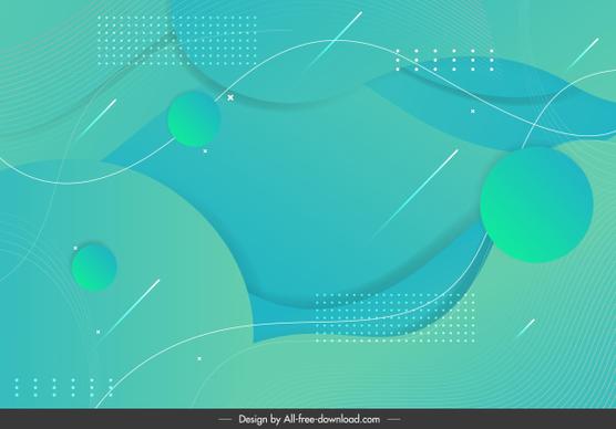 abstract background template bright modern green dynamic shapes