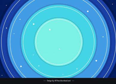 abstract background template concentric circles layout