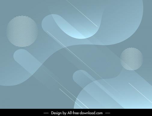 abstract  background template dynamic curves circles shapes decor