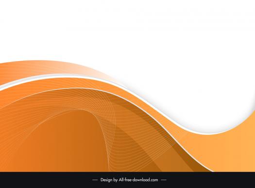 abstract background template elegant bright dynamic  curved lines
