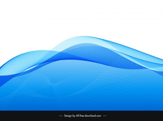 abstract background template elegant bright wavy curves