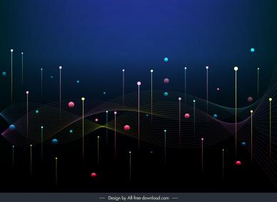 abstract background template elegant dark lines spots