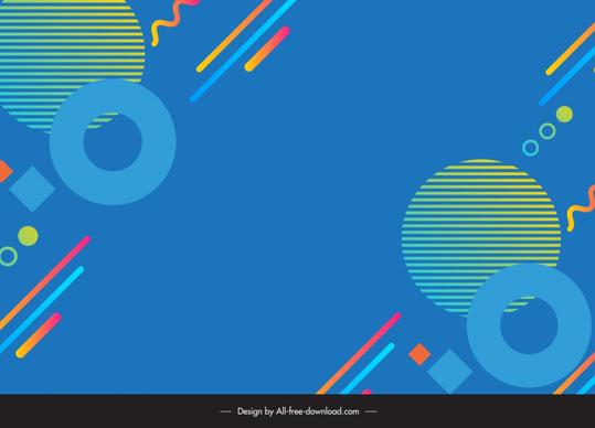 abstract background template flat geometry 