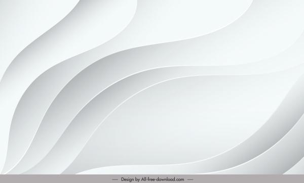 abstract background template modern bright white swirled decor