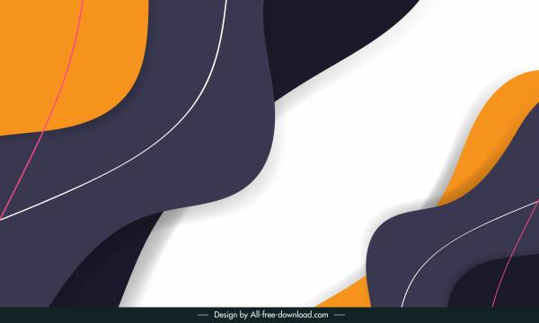 abstract background template modern contrast curved lines