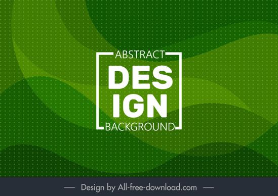 abstract background template spots decor green waving lines