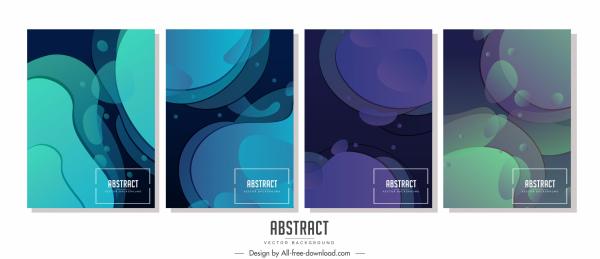 abstract background templates modern colored design deformation decor