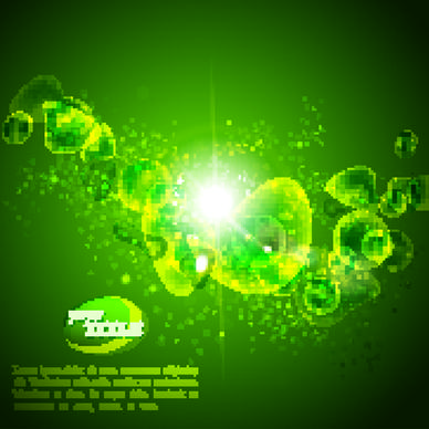 abstract background with green vector graphic