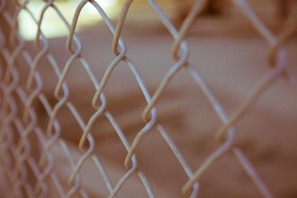 abstract ball blur color detail fence line mesh
