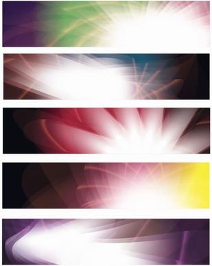 Abstract Banners Vector Set