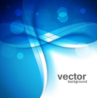 abstract blue business technology colorful wave vector