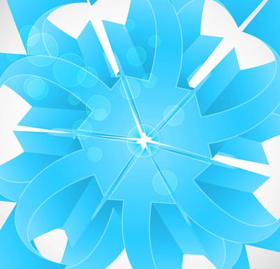 abstract blue colorful arrows business vector illustration