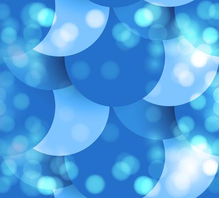 abstract blue colorful circle bubbles background vector design