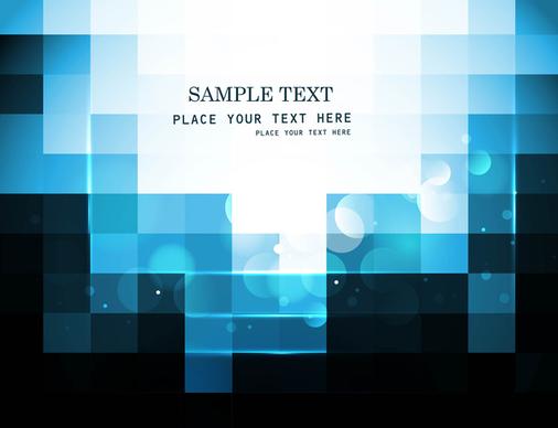abstract blue colorful mosaic whit background vector design