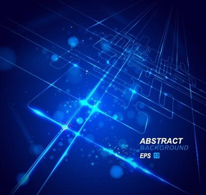 abstract blue light vector backgrounds