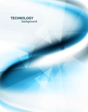 abstract bright blue business colorful technology wave background