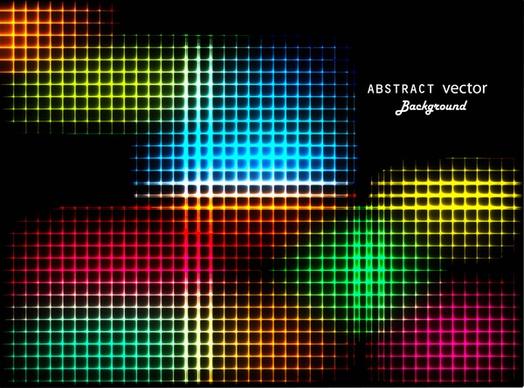 abstract bright colorful dynamic mosaic shiny vector background