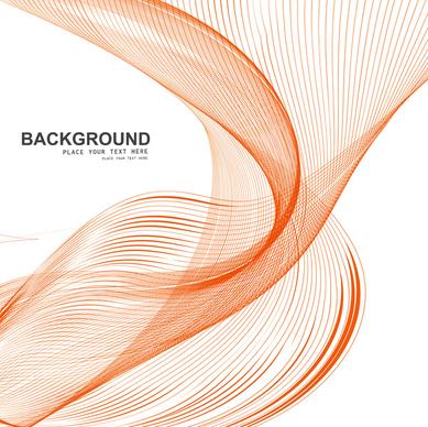 abstract business line wave vector whit background illustration