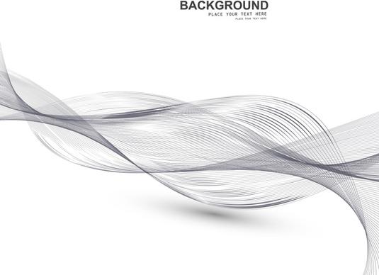 abstract business line wire wave vector whit background