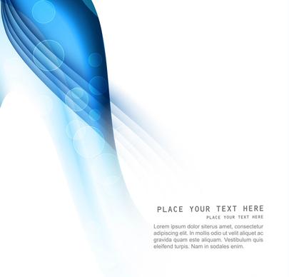 abstract business technology colorful blue wave