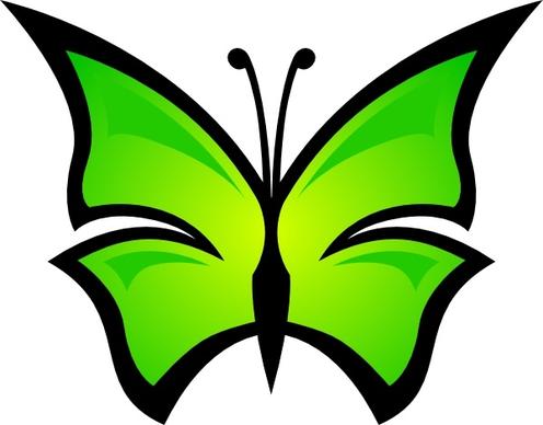 Abstract Butterfly clip art