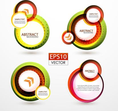 abstract circle concept background vector