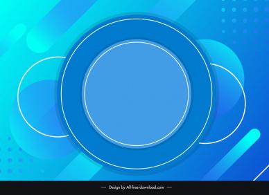 abstract circles background template elegant modern