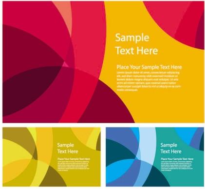 abstract color patterns 03 vector