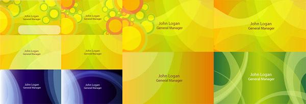 abstract colored card background vector