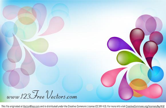 abstract colorful background vector image