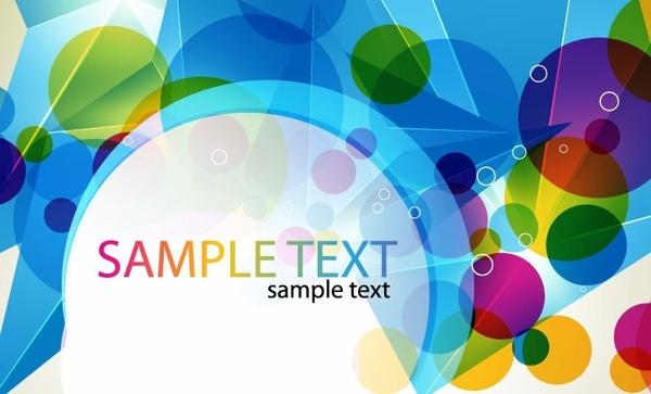 Abstract Colorful Design Vector Artwork