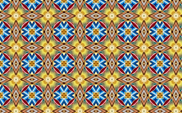 abstract colorful symmetric pattern vector illustration