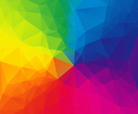 abstract colorful vector graphic art