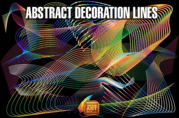 abstract decoration lines