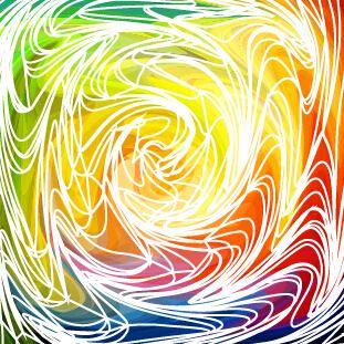 abstract flow line vector
